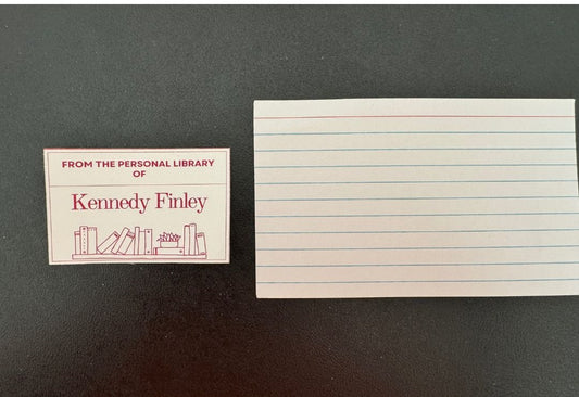 Personal Library Sticker Set (6 stickers)