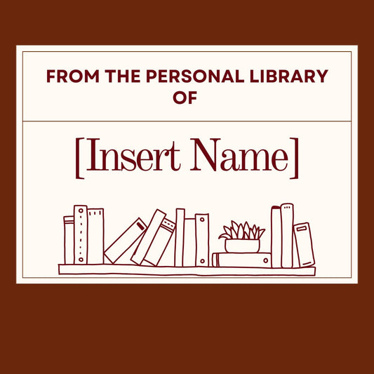 Personal Library Sticker Set (6 stickers)