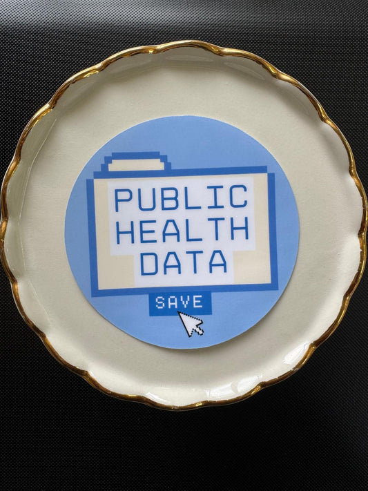 "Save Public Health" Sticker