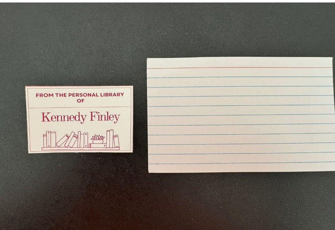 Personal Library Sticker Set (6 stickers)